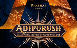 Official poster of Prabhas starrer and Om Raut`s directed film, `Adipurush`